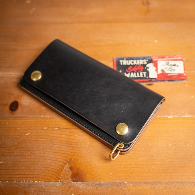 【Additive and Line】Tracker Wallet TW-004 Maryam Horse Butt 3層 トラッカーウォレット ロング 馬革 茶芯黒 ⑬