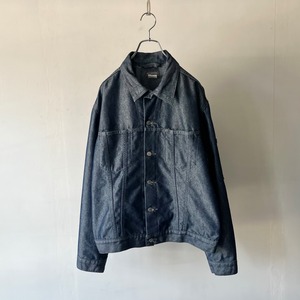 -silver tab- 00's shiny denim jacket