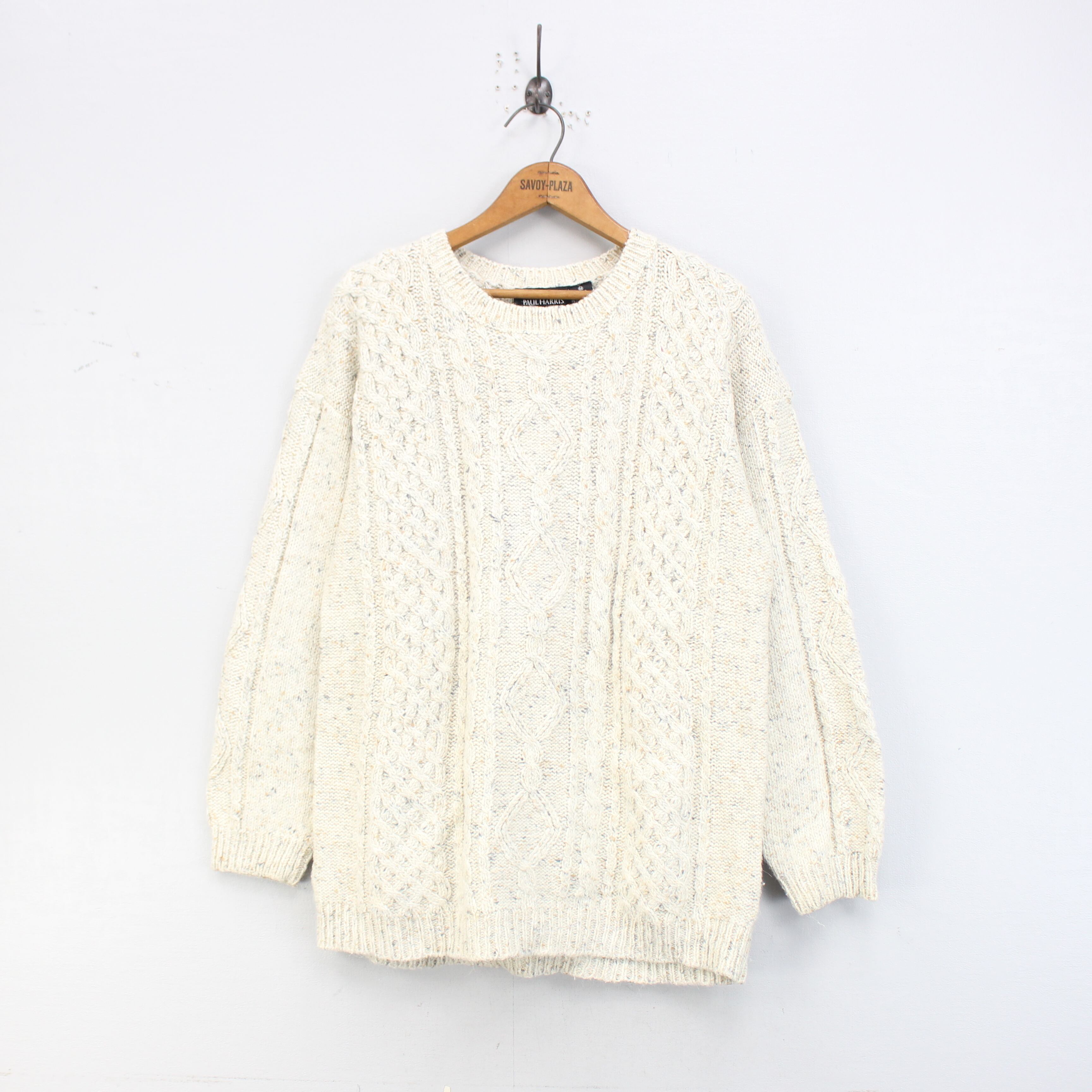 USA VINTAGE PAUL HARRIS CABLE DESIGN KNIT/アメリカ古着ケーブル