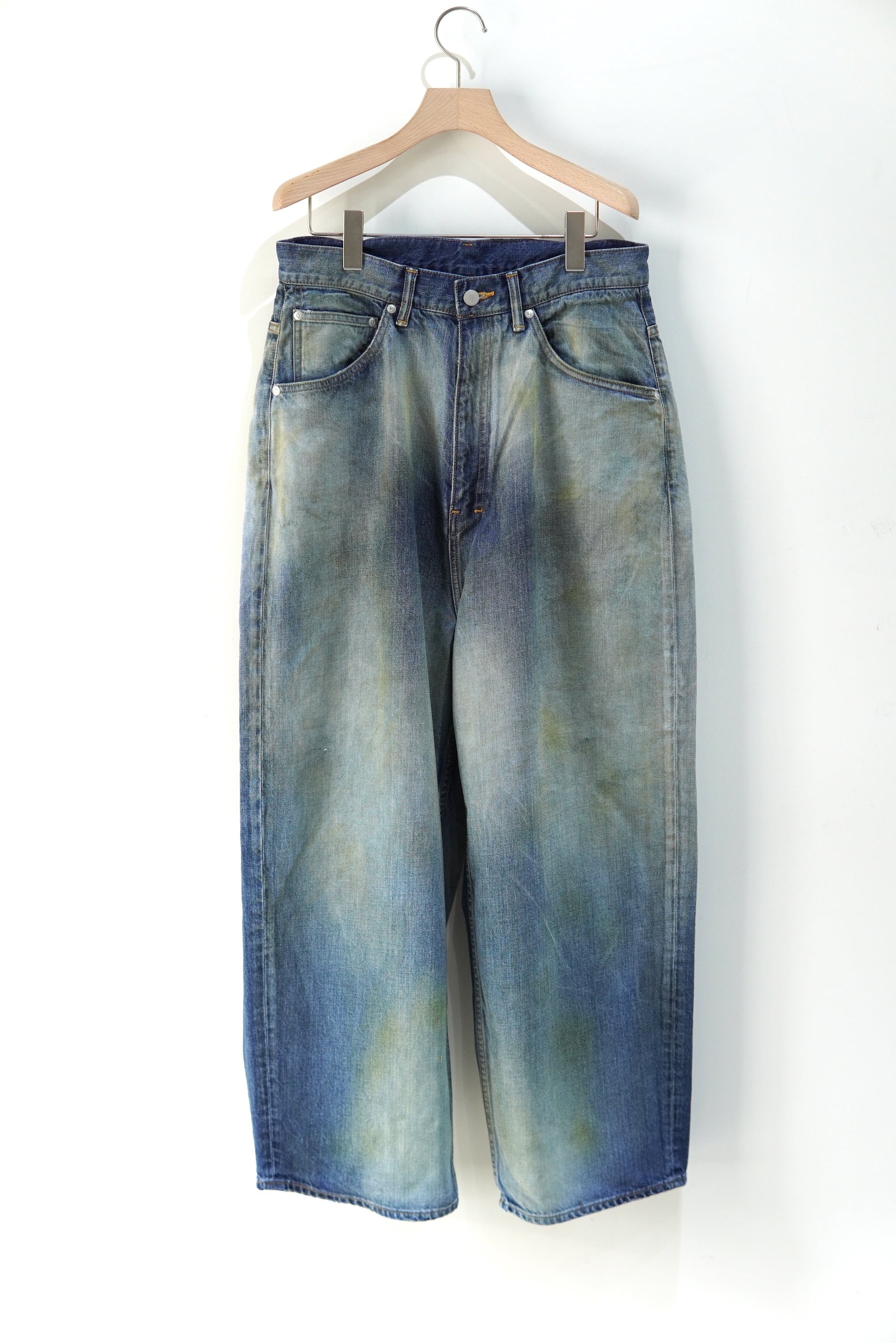 ANCELLM / MIX COLOR WIDE DENIM PANTS / ANC-PT38 | POETRY 