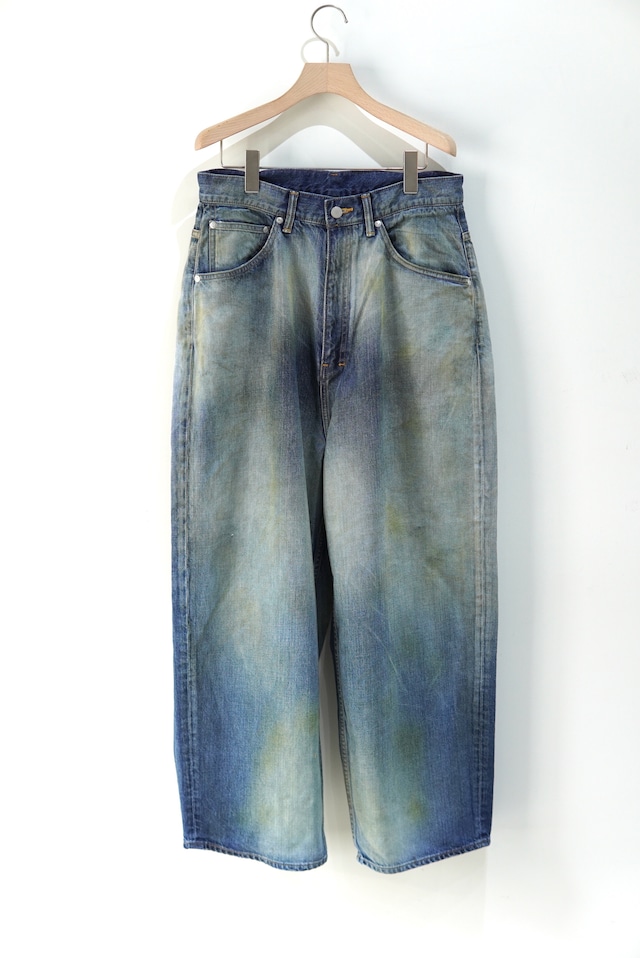 ANCELLM / MIX COLOR WIDE DENIM PANTS / ANC-PT38