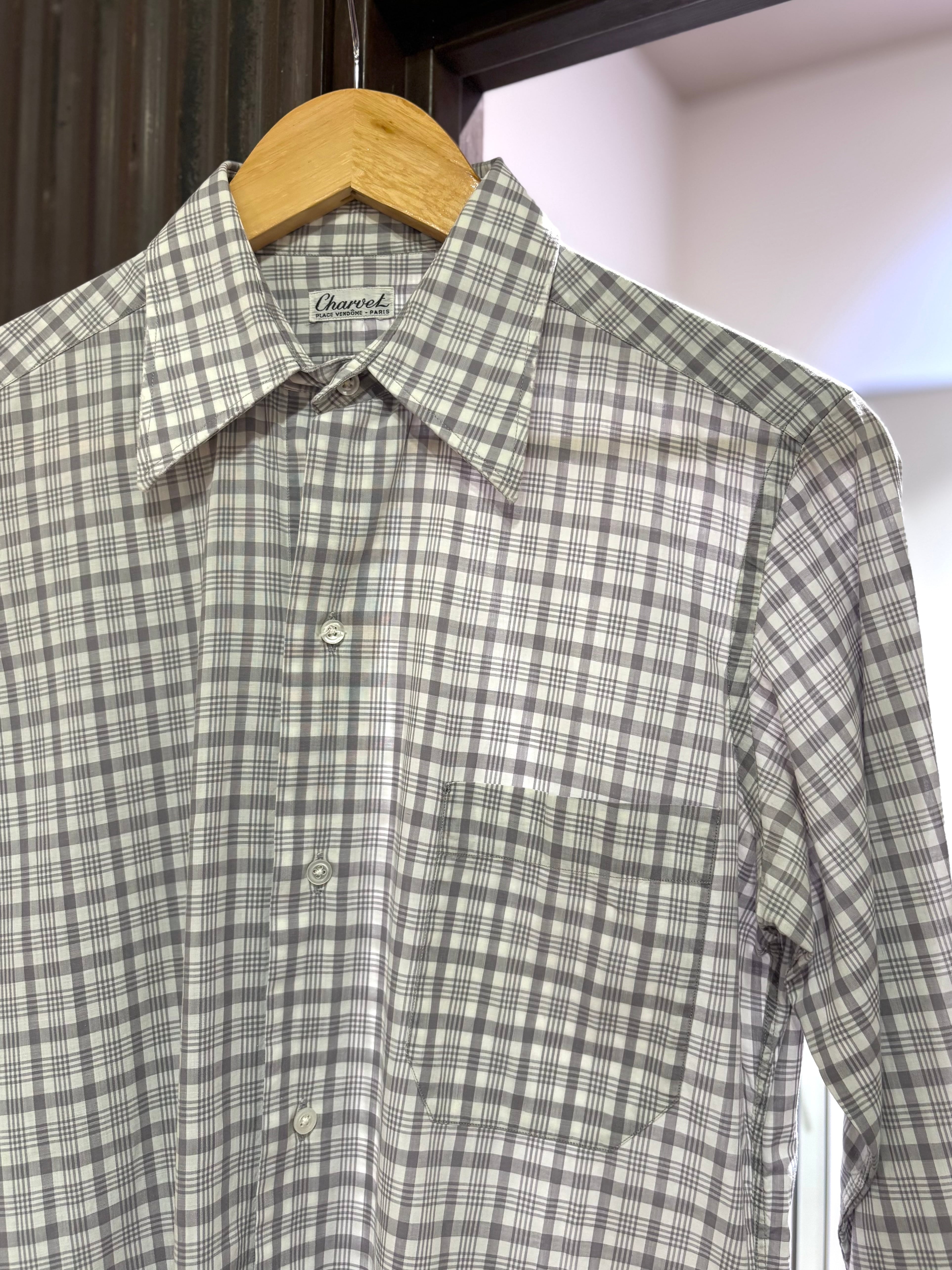OLD Charvet CHECK SHIRT | STRAYSHEEP ONLINE