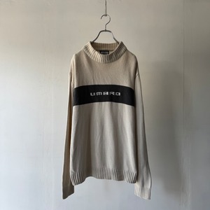 -UMBRO- separate design logo knit