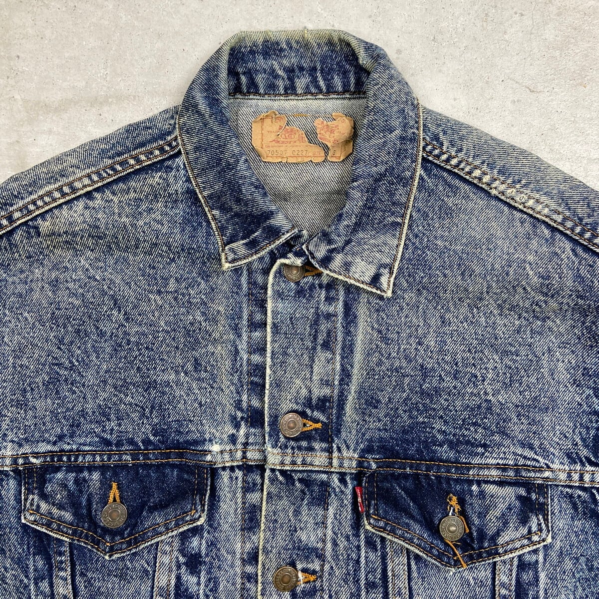 80年代 USA製 Levi's リーバイス 70507 0227 ケミカルウォッシュ