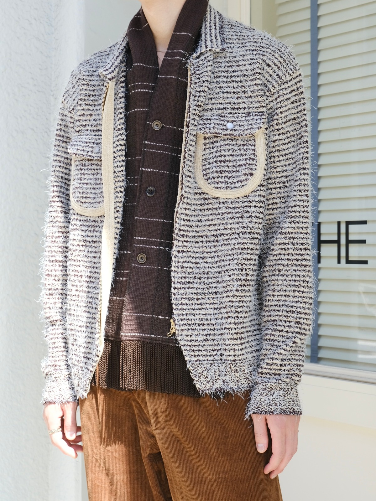 STEAF】 PELT KNIT SHIRTS | THE OUR