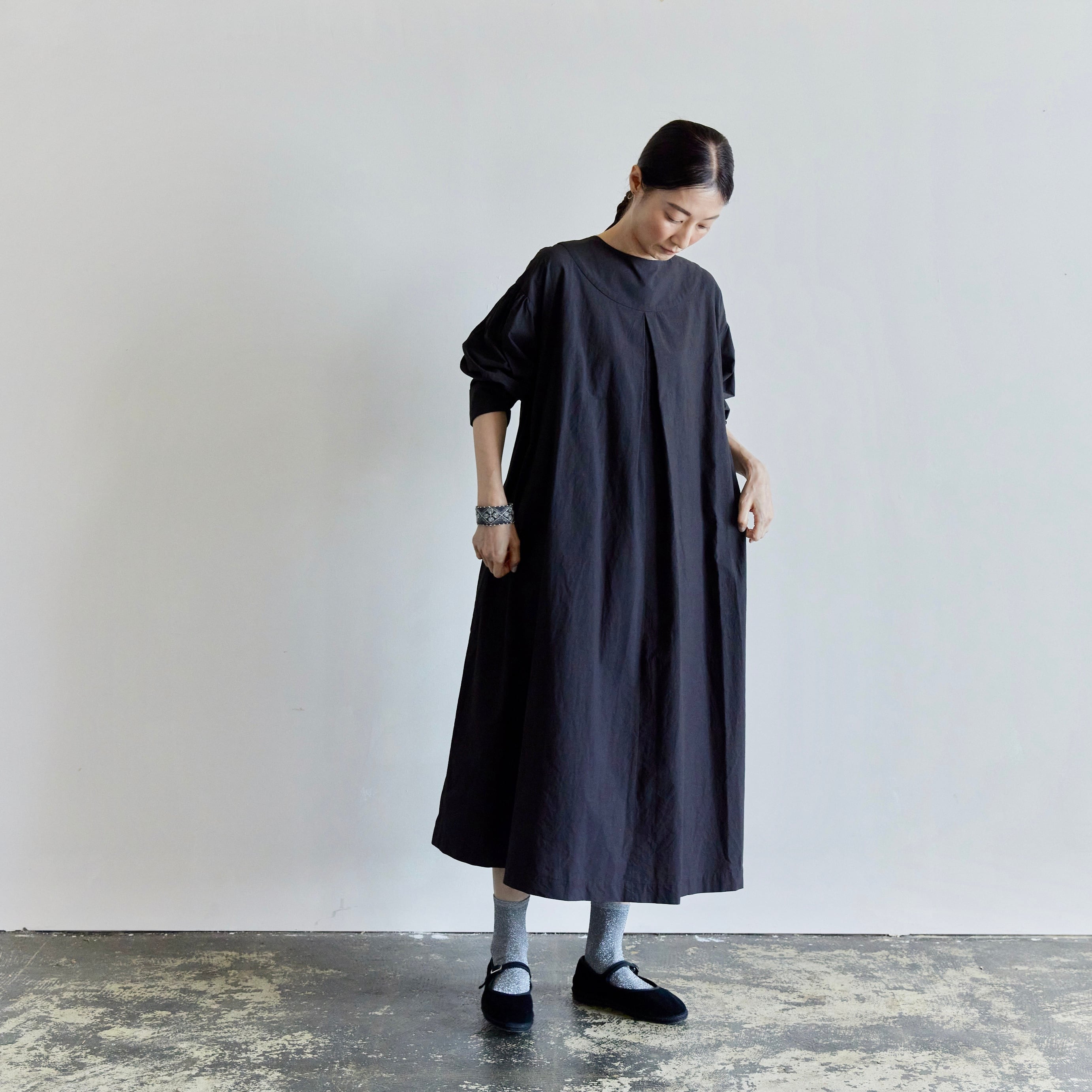 kiki 2wayワンピース スミクロ ///送料無料/// | dottodot-works