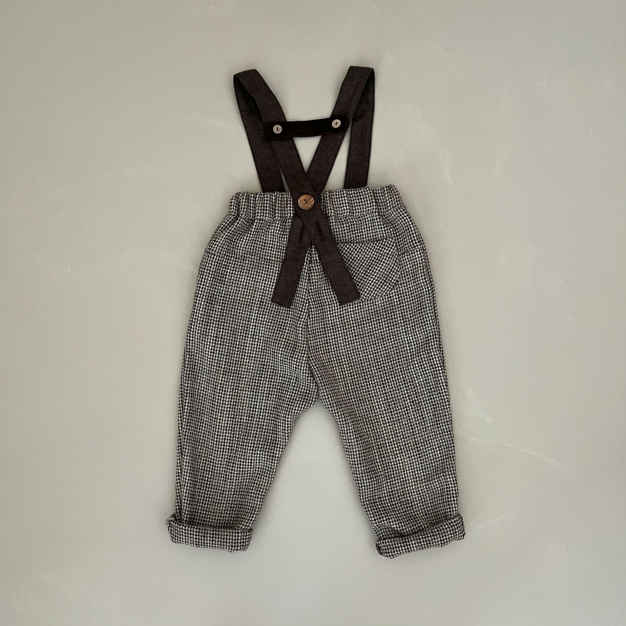 HELLOLUPO　BROOKS TROUSERS - B&W