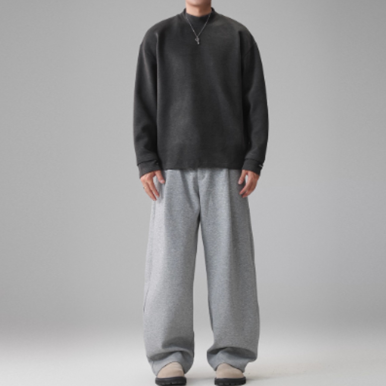 ミニマルデザイン裏起毛スウェット　TB1722・画像16