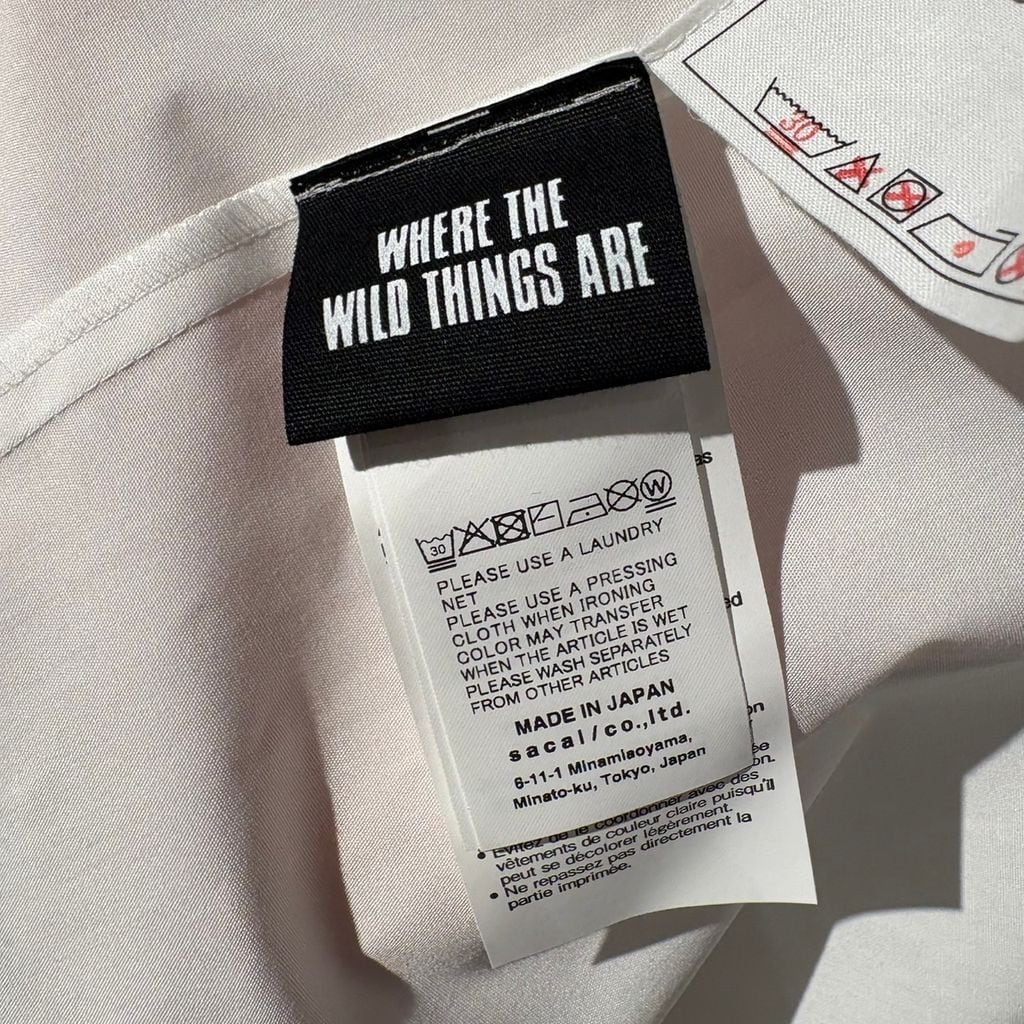 sacai サカイ 25SS WHERE THE WILD THINGS ARE Poplin Dress
