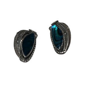 vintage engraved silver shell ear cuff