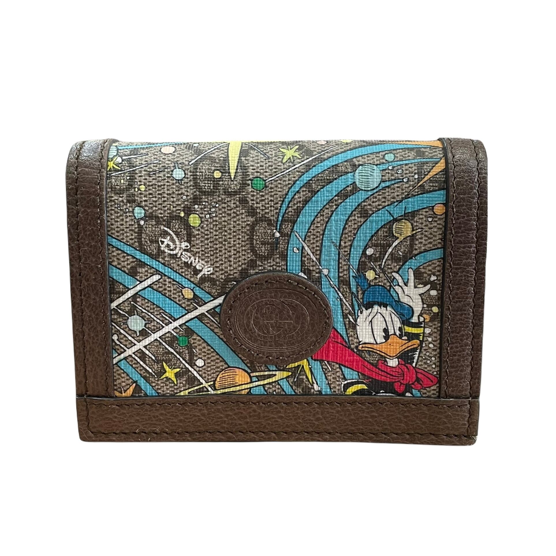 GUCCI  Disney 財布 ミニウォレット 648121 コラボ ドナルドダッグ