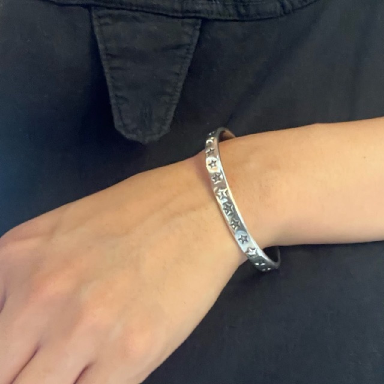 TOPANGA Jewelry　Sterling Silver Bangle　スターリングシルバーバングル　ブレスレット　シルバーバングル　スター　星　バングル