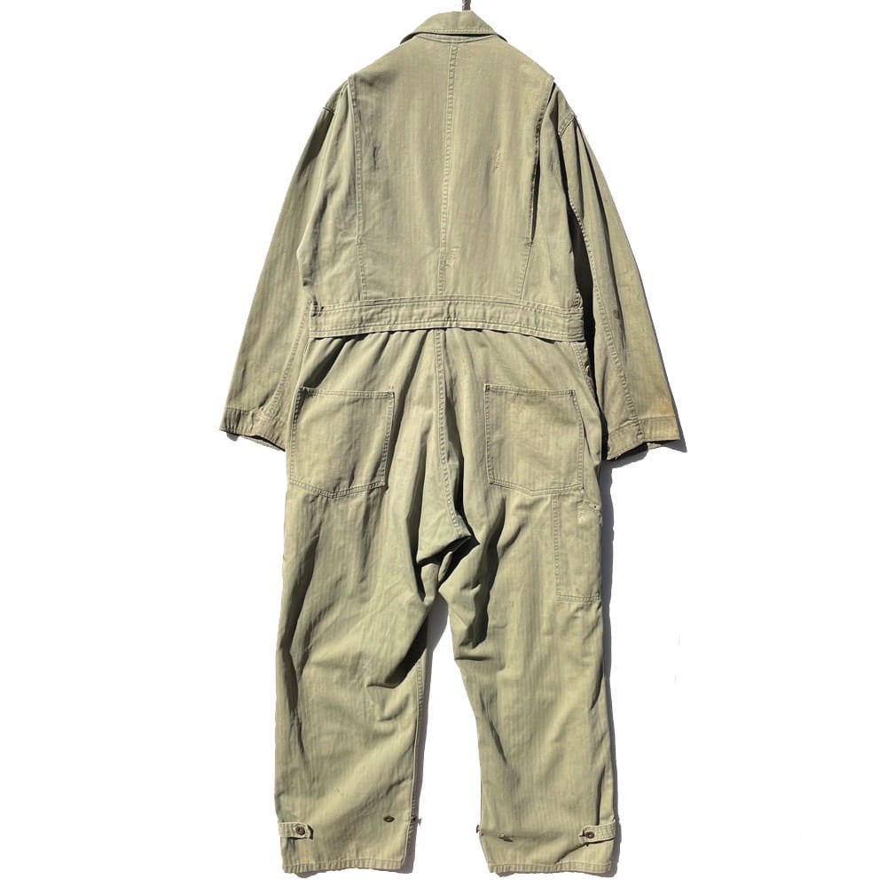 USARMY] Vintage HBT military all-in-one jumpsuit [1940s-] Vintage
