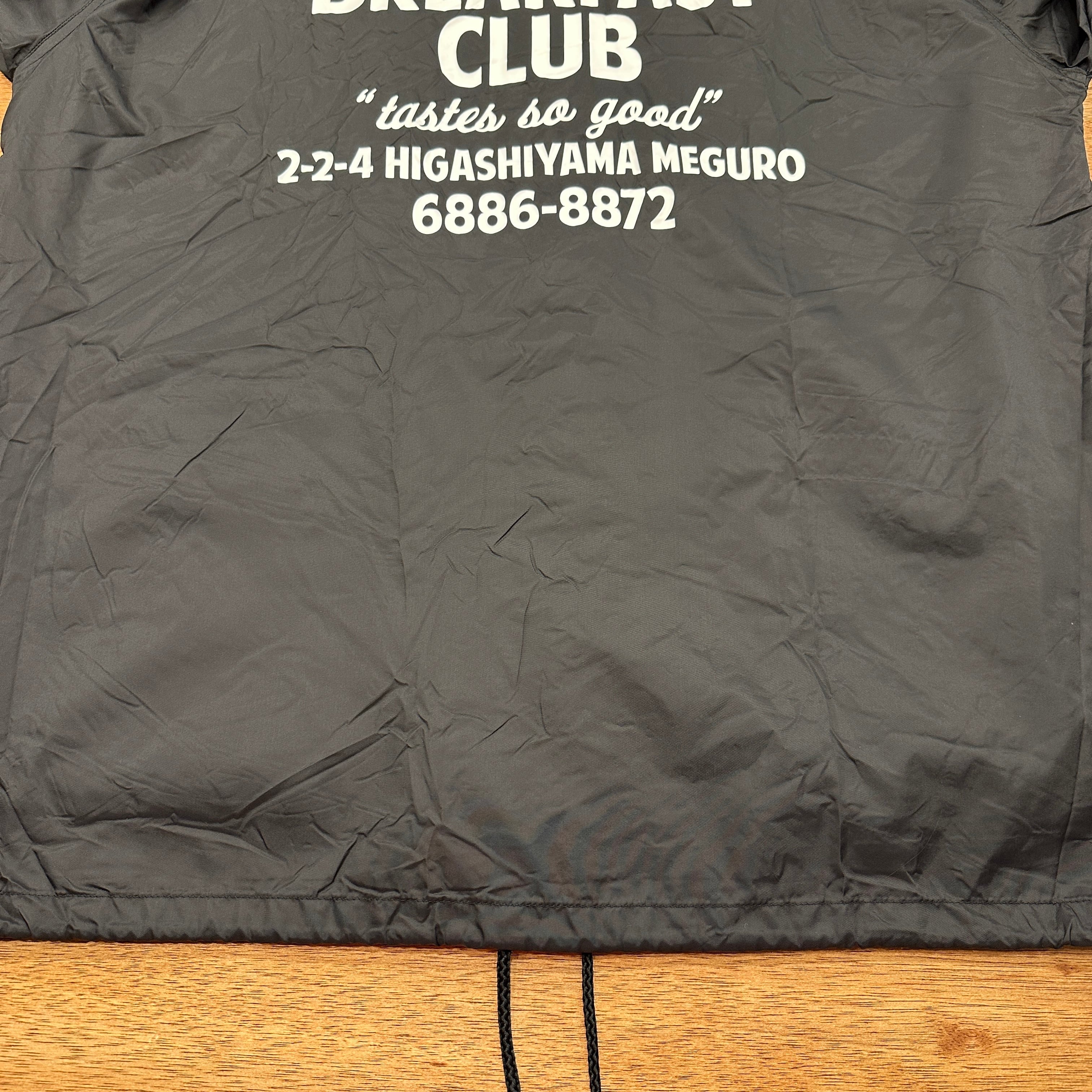 BREAKFAST CLUB NYLON COACH JACKET BLACK | safarionline