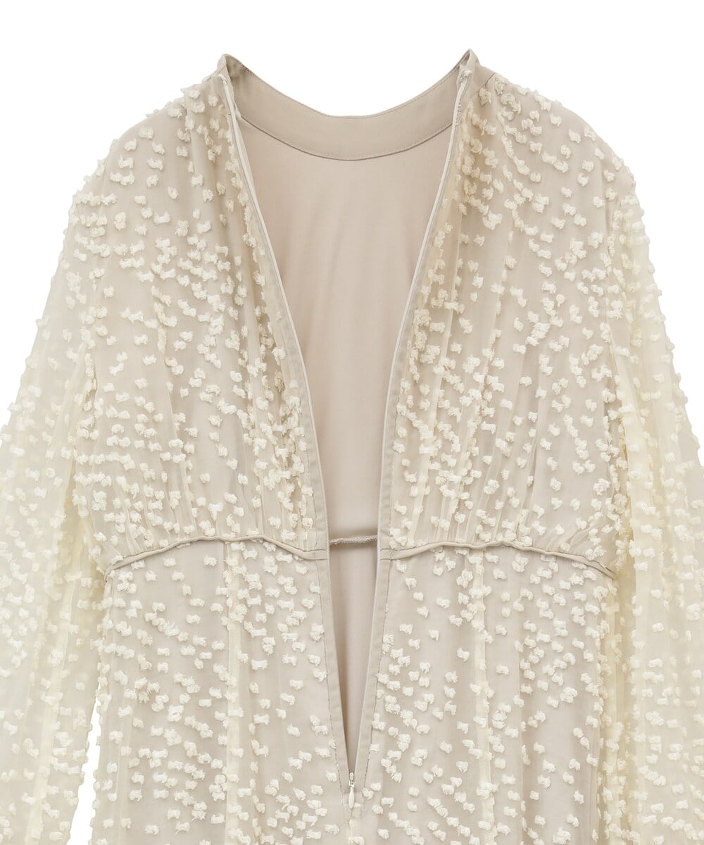 CLANE】SNOW DOT JACQUARD ONEPIECE 15112-5112 | インターナショナル