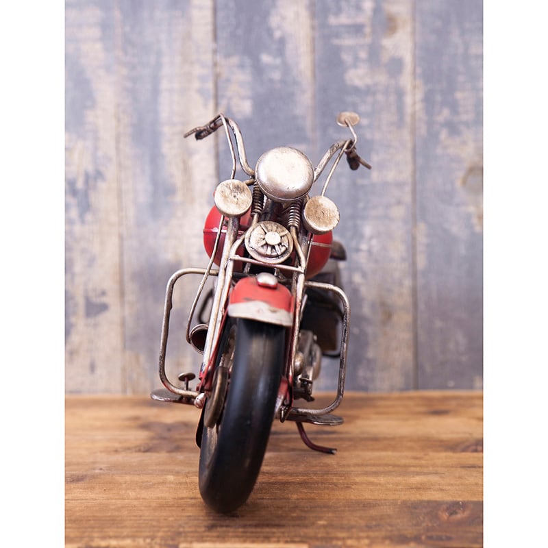 ヴィンテージカー[Old バイク]レッド 商品コード : 0910E-1488