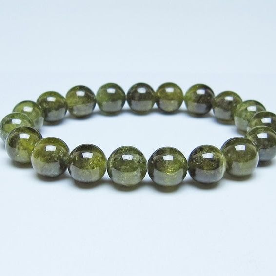 ツァボライト ブレスレット 11mm 一点物 おまかせ便 111-49790