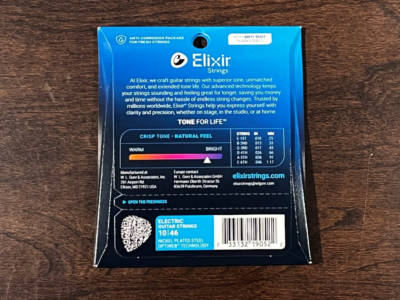 薄いコーティング弦といえばコレ】Elixer / 10-46 OPTIWEB