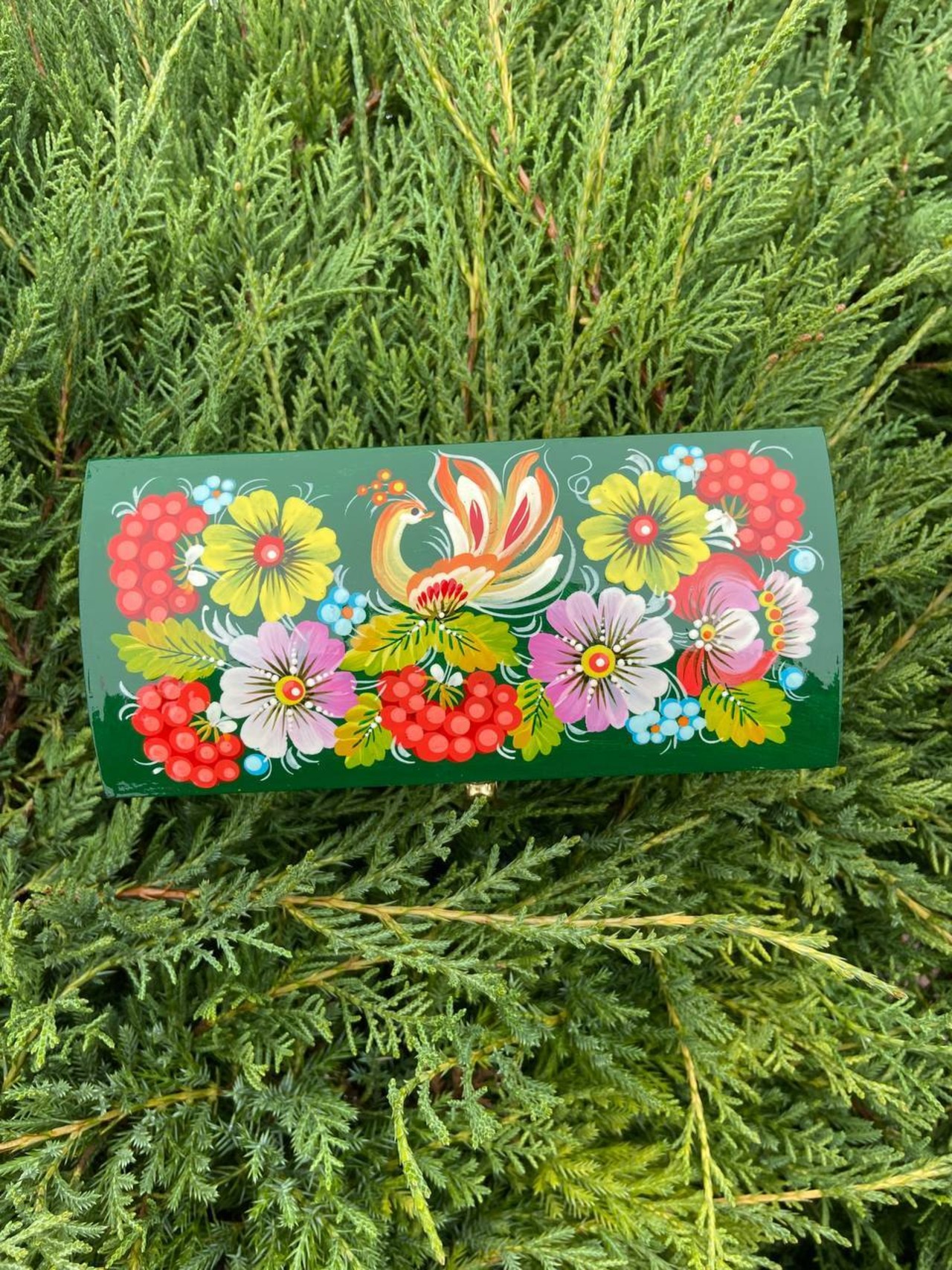 ペトリキフカ・ジュエリーボックス16 cm（Khomenko） - 11