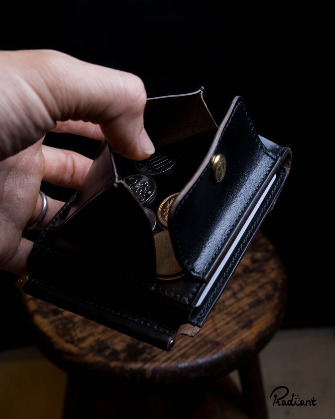 money clip / RW-09 クロムエクセル キャメルワッペン 【数量限定