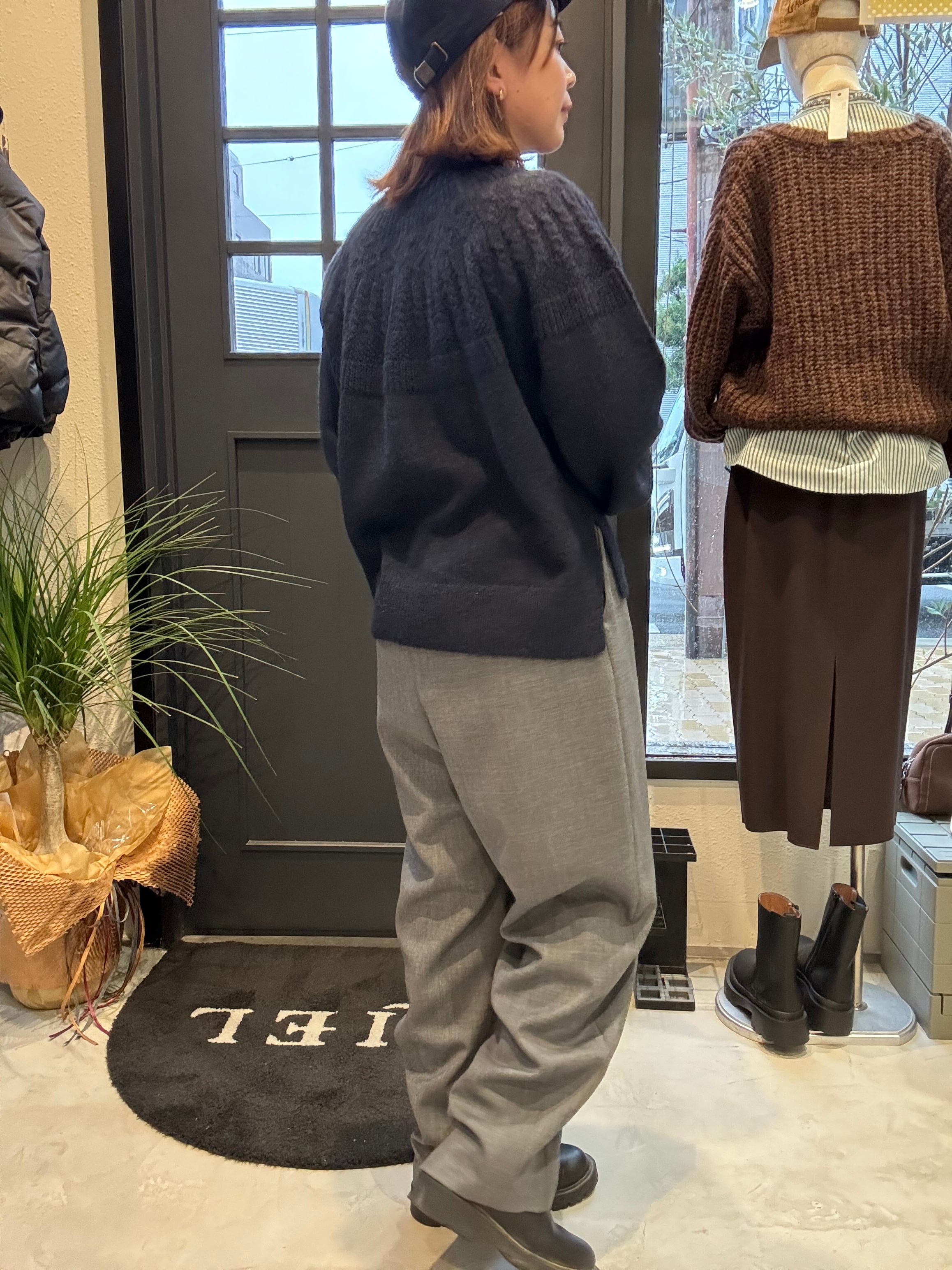 【SELECT】単色フェアアイル柄シンプルPO