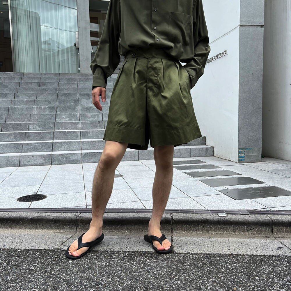 60's British Army Gurkha shorts size:5 British Army Double Buckle