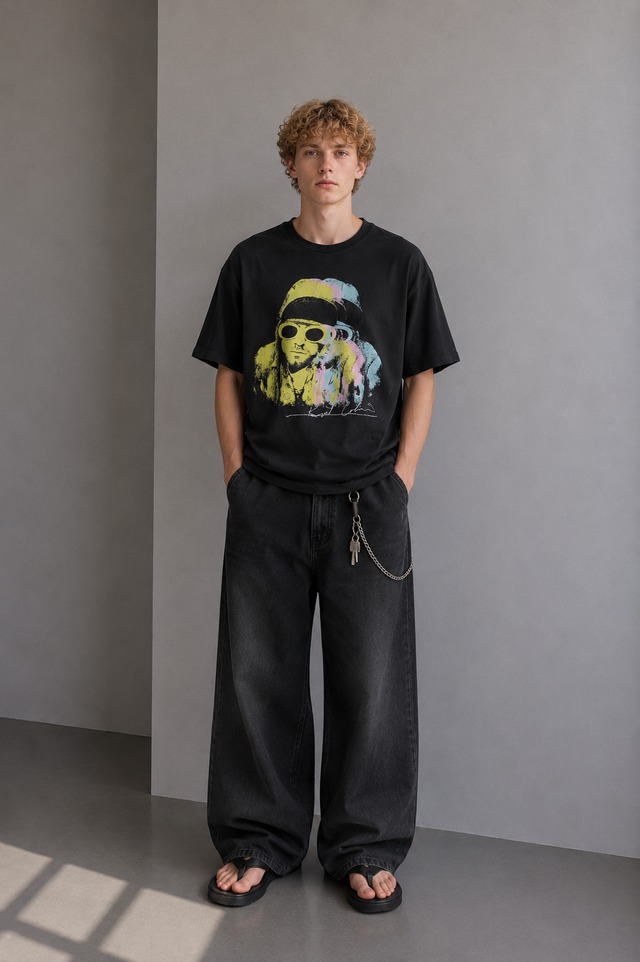 NIRVANA/ Kurt Cobain ポートレート/ オフィシャルライセンスTシャツ