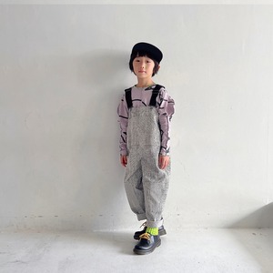 NEEDLE PUNCHED HICKORY STRIPE OVERALL / L