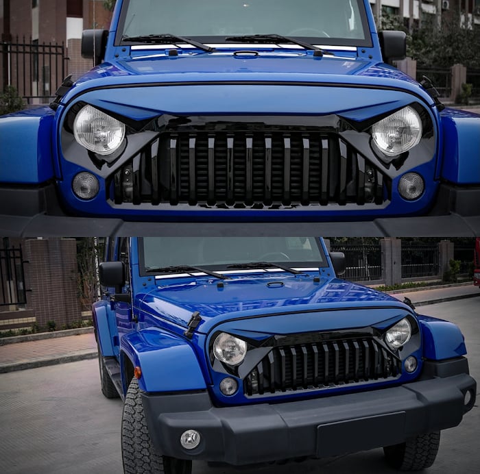 フロントグリル 2007～2017 Jeep Wrangler ジープ ラングラー | 車