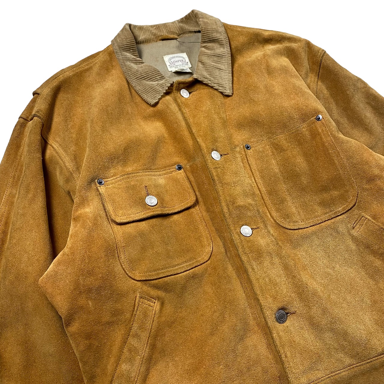 old suede engineer jacket