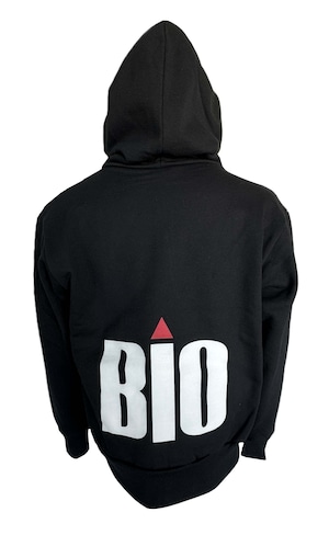 12.5oz Thermal Zip Hoodie(BK)【BIO-F131】