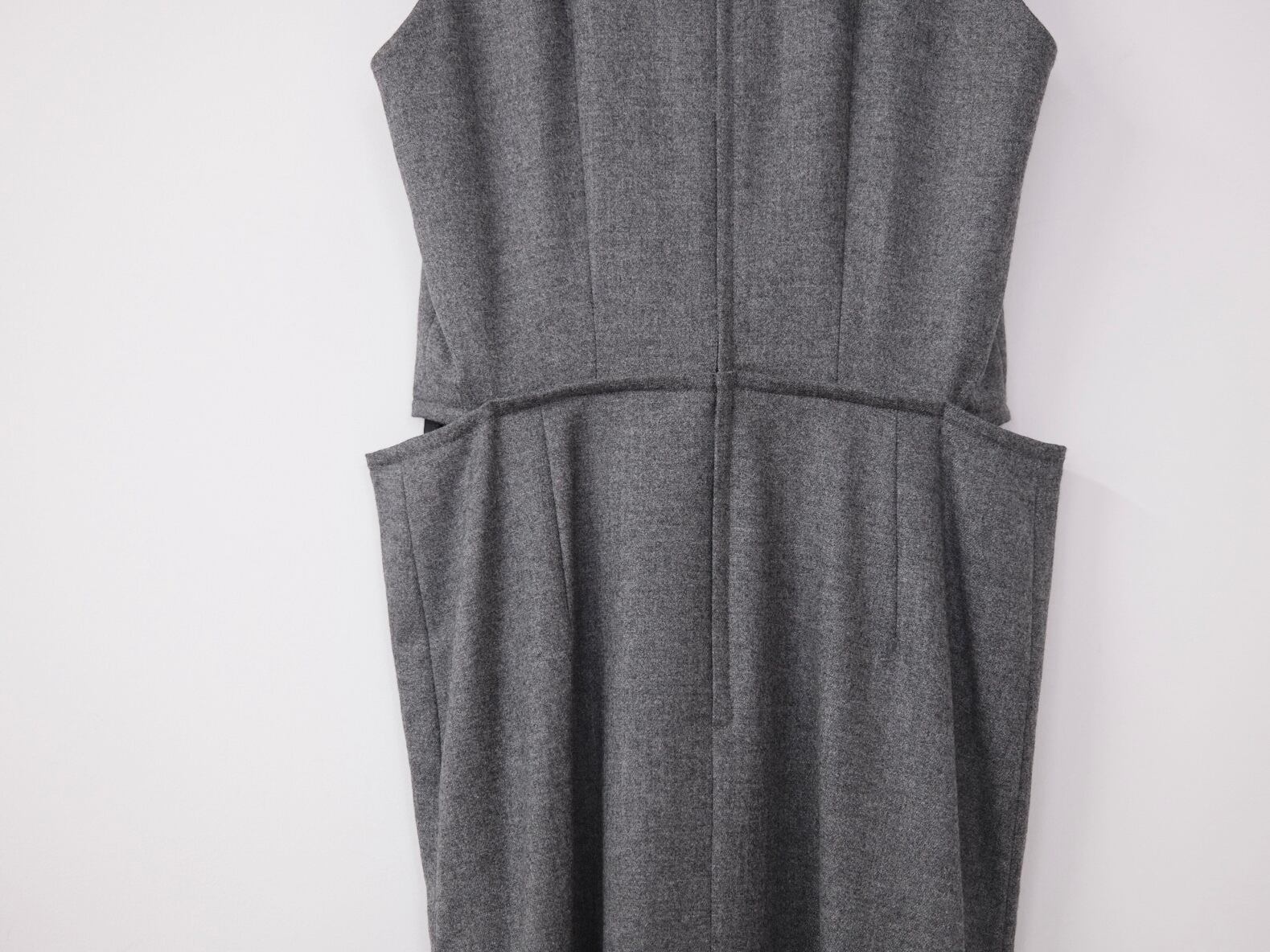 JUN MIKAMI “ ONE-PIECE “ GRAY | Lapel online store JUN MIKAMI “ ONE-PIECE “ GRAY | Lapel online store