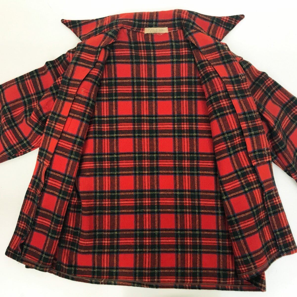 アンティークビクトリアンスタイル 人形 赤と白のチェック柄 【公式通販】