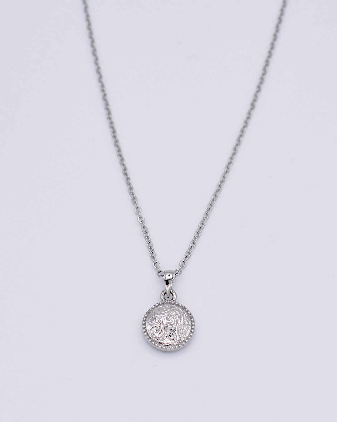 Stainless デュアルフェイス コインネックレス