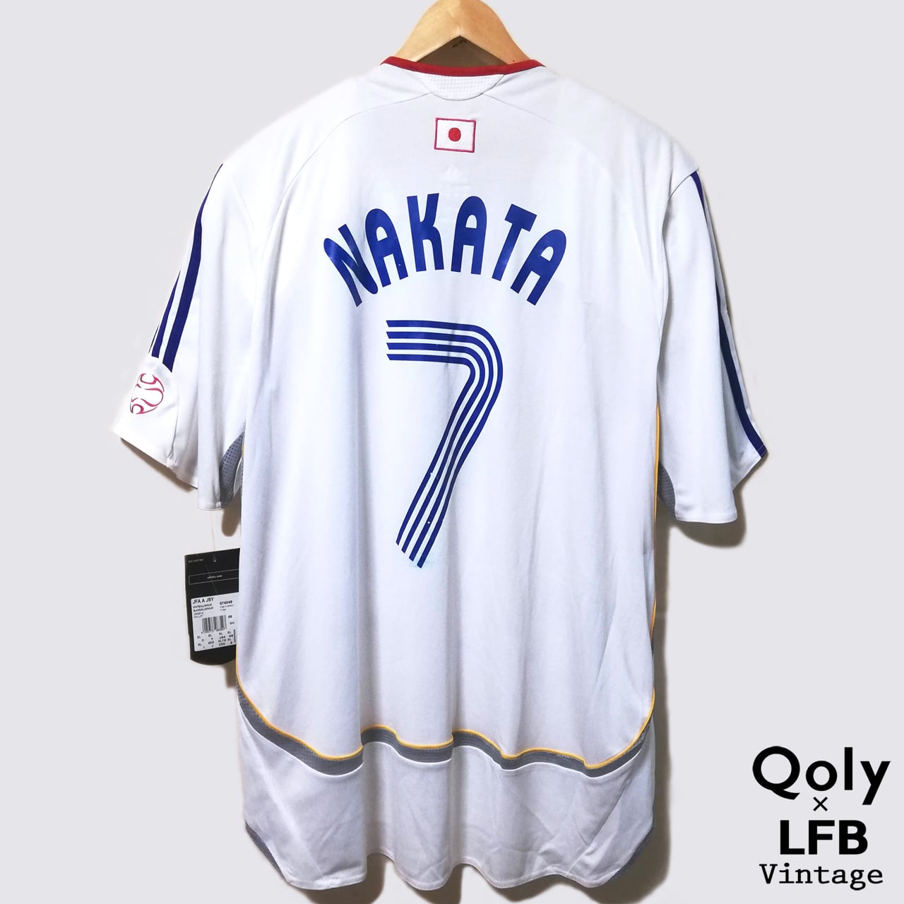 日本代表 2006 adidas アウェイ半袖 海外版 ユニフォーム #7 NAKATA