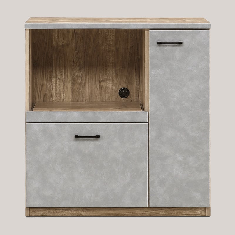 キッチンカウンター 幅90cm 奥行43cm 大川家具 完成品 日本製 レンジ台
