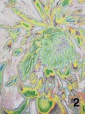 【受注商品】Rumi Rockキモノ「ビカクシダ」　[ A1647 A1564 A1563 A1566 A1565]