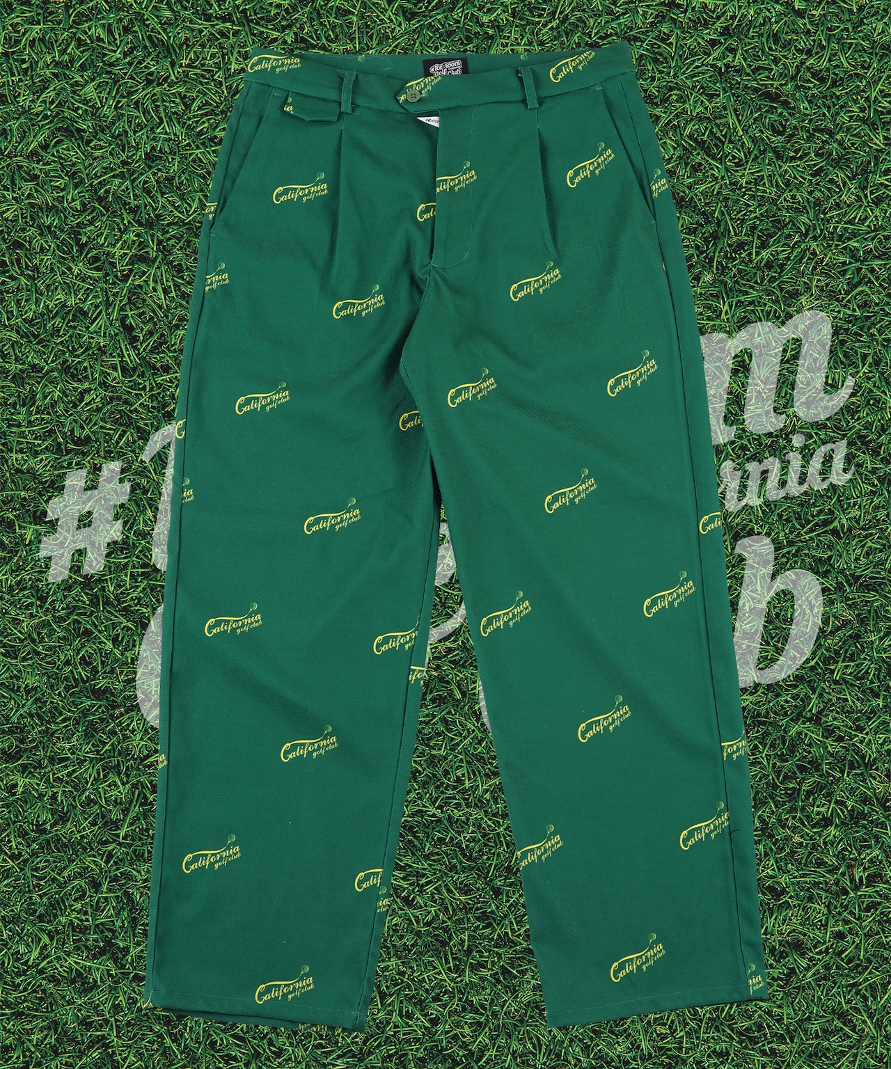 【RCGC】CGC LOGO PATTERN STRETCH WIDE TUCK PANTS［RGP008］