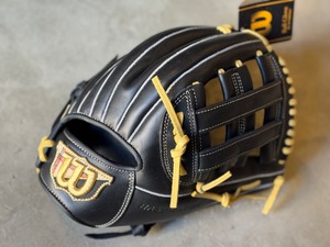 EZC DUAL【Wilson】軟式用グローブ　12型 ［Wilson直伝型付け]　ブラック