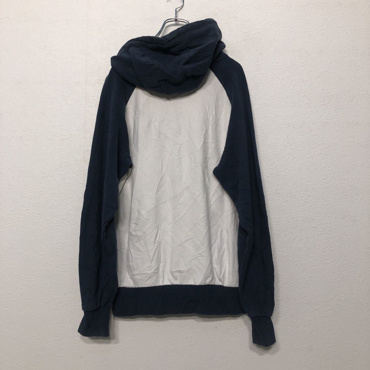 ellesse ロゴ スウェットパーカー Lサイズ エレッセ 切替 古着卸 