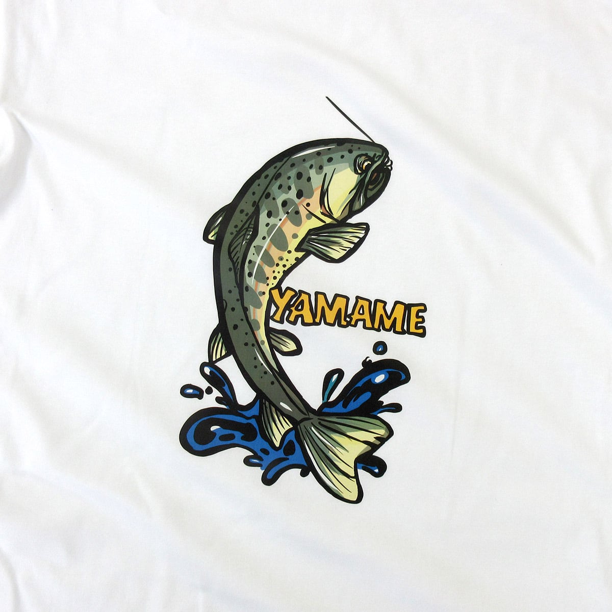 やまめ✩ ヤマメ 山女魚 Tシャツ rf15 渓流釣り ルアー釣り フィッシング 釣り