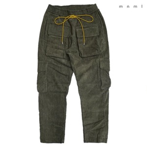 【mnml】CORDUROY SNAP II CARGO PANTS