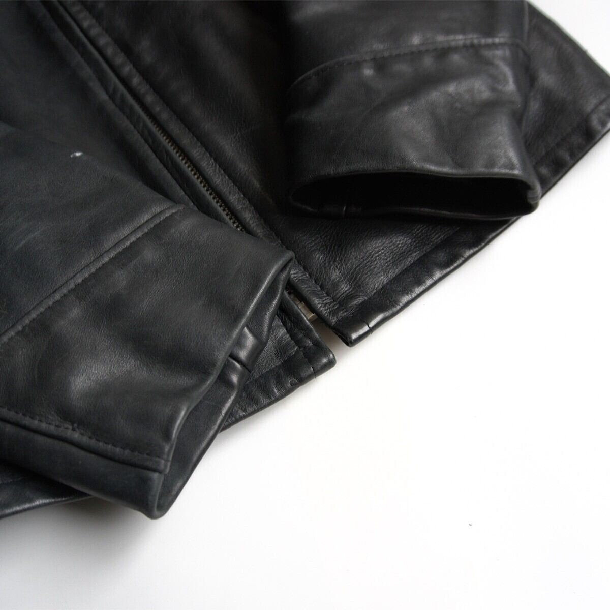 【美品/ビッグサイズ】SCHOTT【103US/シングルライダースジャケット】42 襟 レザー アメリカ製 ショット 26020422 美品/ビッグサイズ】SCHOTT【103US/シングルライダースジャケット】42