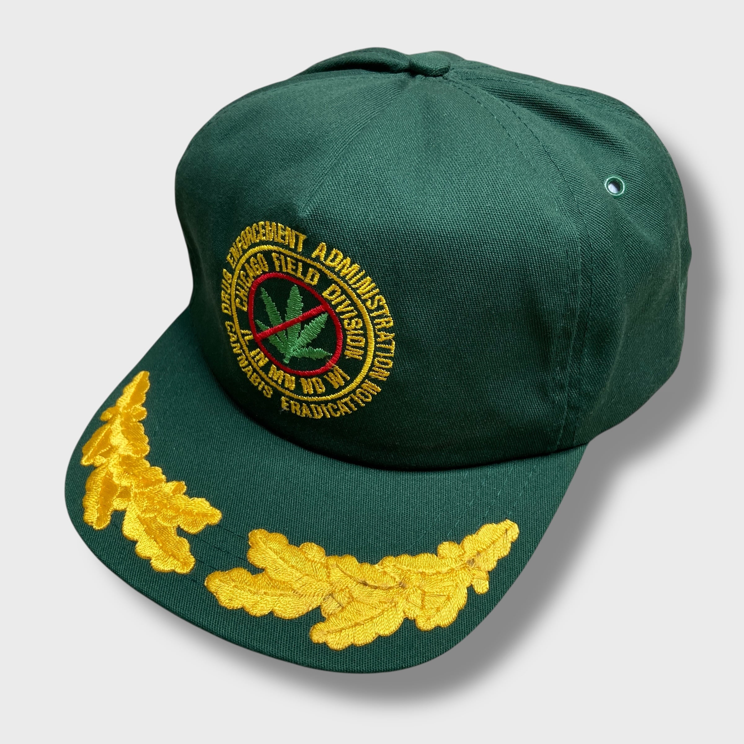 8090s USA製 PLANT SEEDS CAP マリファナ撲滅ロゴキャップ | 古着屋 Uan