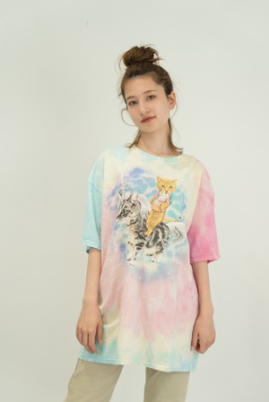 ◼︎00s unicorn × ice-cream cats T-shirts from U.S.A.◼︎