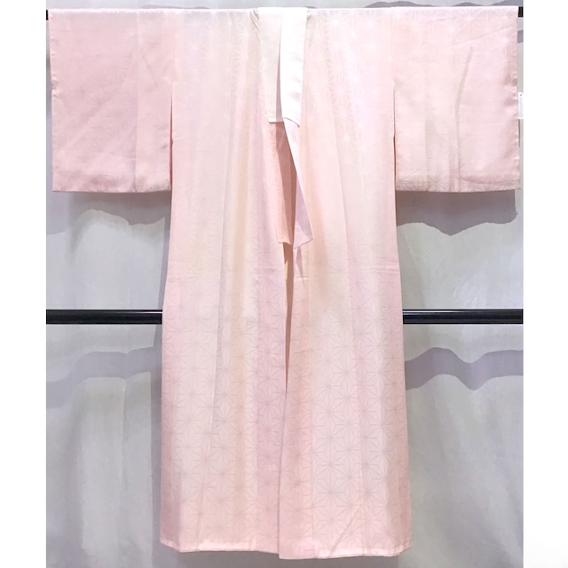 着物・襦袢・麻の葉・うすピンク地・No.200701-2034・梱包サイズ60
