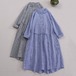 2色／ウエストリボンストライプワンピ ・8623