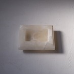 白い石のジュエリートレイ