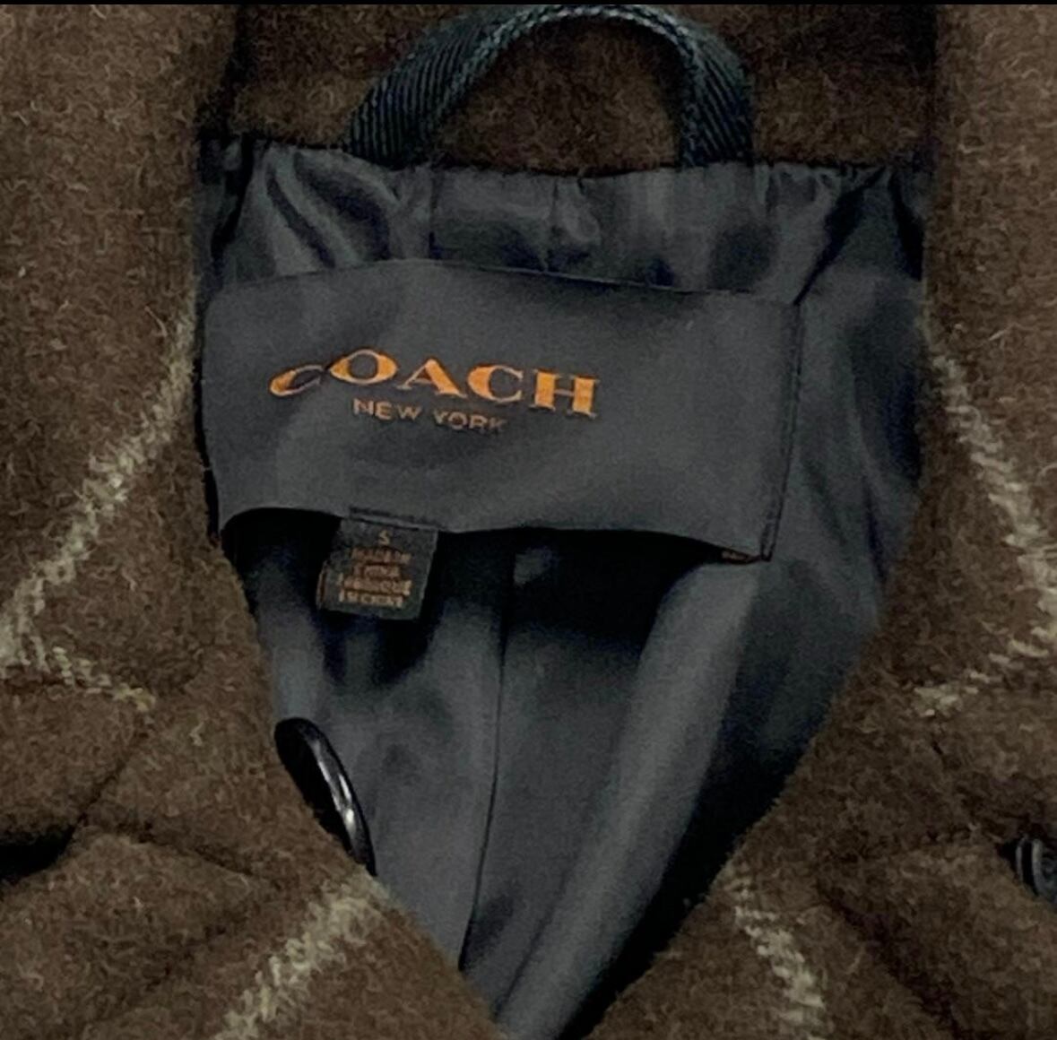 COACH Pea Coat チェック柄 Pコート ブラウン メンズ COACH Pea Coat チェック柄 Pコート ブラウン メンズ | BRANCHILL