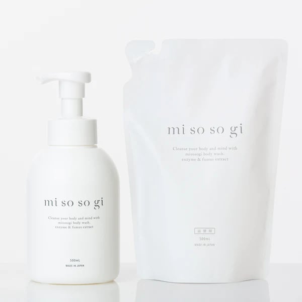 misosogi(みそそぎ)泡ソープセット(ボトル&レフィル)